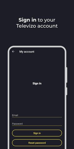 Televizo Companion для Android — скриншот 1