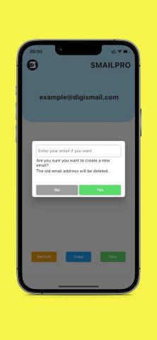 Temp Mail by Smailpro для Android — скриншот 1