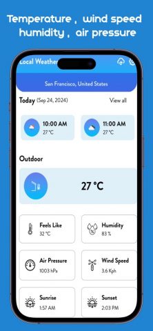 Temperature Thermometer App для iOS — скриншот 1