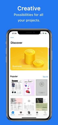 Templates for Google Docs для iOS — скриншот 1