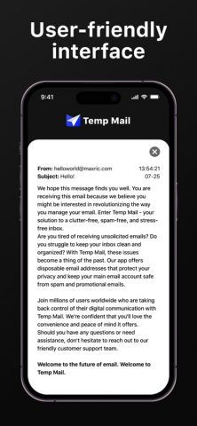 Temporary Mail: Temp Email для iOS — скриншот 4