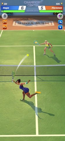 Tennis Clash：Игра Теннис Лига для iOS — скриншот 2