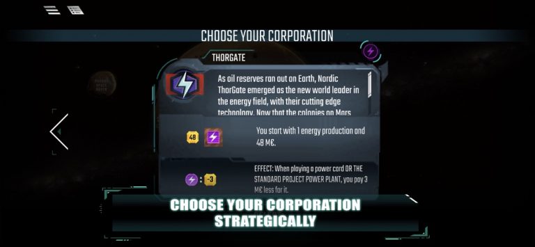 Terraforming Mars для iOS — скриншот 2