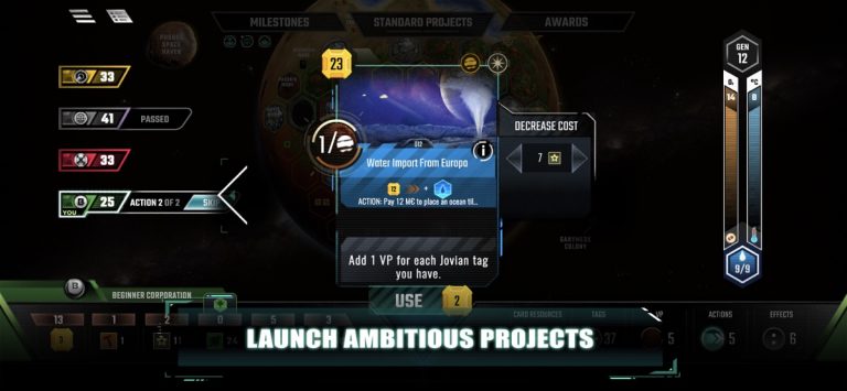 Terraforming Mars для iOS — скриншот 4