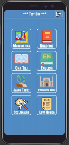 Test Bor  — Barcha Fanlardan для Android — скриншот 1