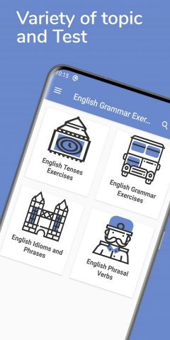 Test English — English exam для Android — скриншот 1