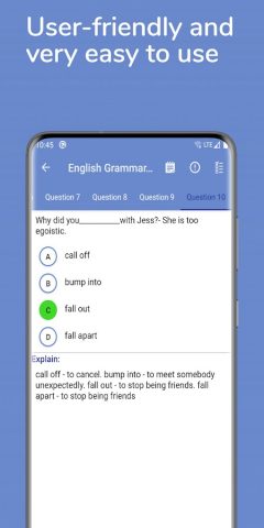 Test English — English exam для Android — скриншот 4
