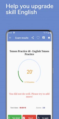 Test English — English exam для Android — скриншот 5