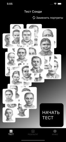 Тест Л. Сонди для iOS — скриншот 2