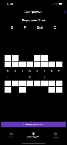 Тест Л. Сонди для iOS — скриншот 5