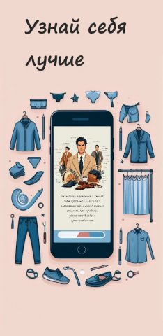 Тест личности по одежде для Android — скриншот 1