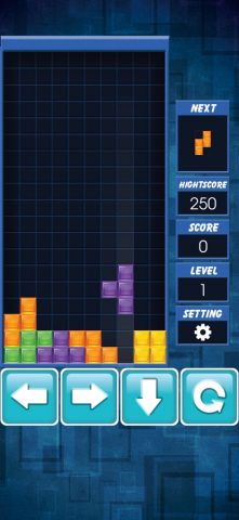 Тетрис Классик для iOS — скриншот 1