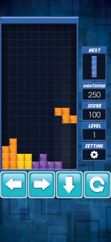 Тетрис Классик для iOS — скриншот 2