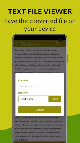 Text Viewer для Android — скриншот 4