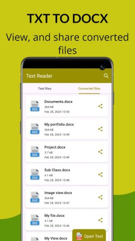 Text Viewer для Android — скриншот 5