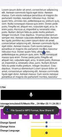Text to mp3 Converter — ttsmp3 для Android — скриншот 3