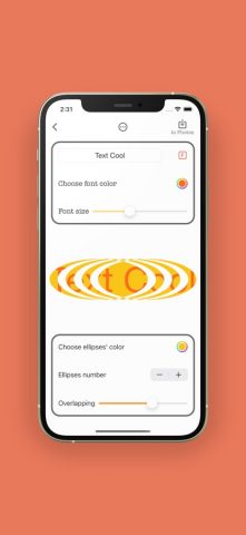 TextCool : Текст в изображение для iOS — скриншот 2