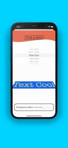 TextCool : Текст в изображение для iOS — скриншот 3