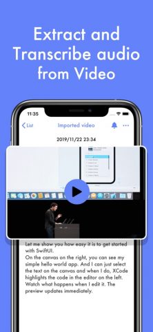 Texter: Audio & Video to Text для iOS — скриншот 3