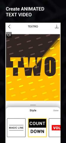 Textro -Animated Text Videos — скриншот 1