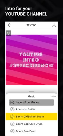 Textro -Animated Text Videos — скриншот 4