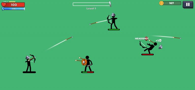 The Archers 2: игра человечки — скриншот 1