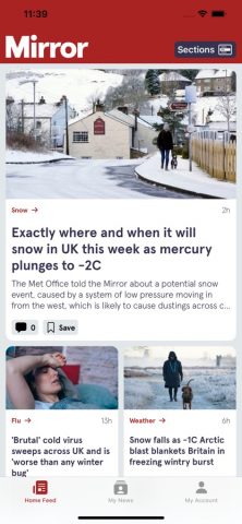 The Mirror для iOS — скриншот 2