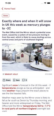 The Mirror для iOS — скриншот 3