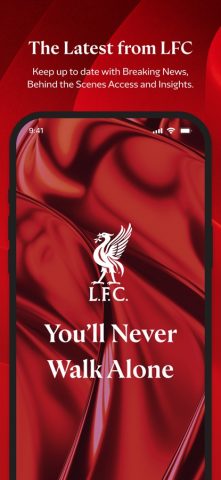 The Official Liverpool FC App для iOS — скриншот 1