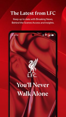The Official Liverpool FC App для Android — скриншот 1