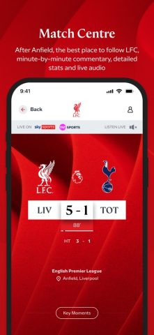 The Official Liverpool FC App для iOS — скриншот 3