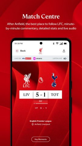 The Official Liverpool FC App для Android — скриншот 4