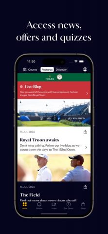 The Open для iOS — скриншот 1