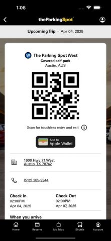 The Parking Spot® для iOS — скриншот 4