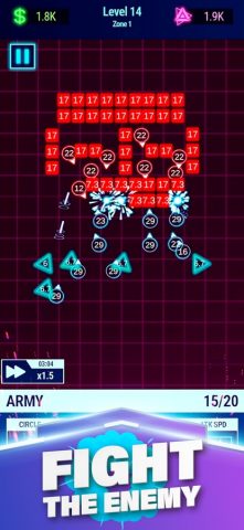 The Pulsar Idle Strategy Game для iOS — скриншот 1