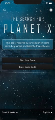 The Search for Planet X для iOS — скриншот 1