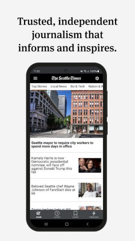 The Seattle Times для Android — скриншот 1