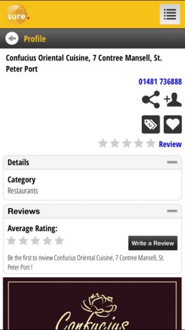 The Sure Guernsey Directory для iOS — скриншот 5