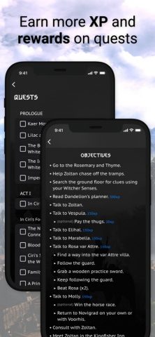 The Witcher 3 Map & Companion для iOS — скриншот 3
