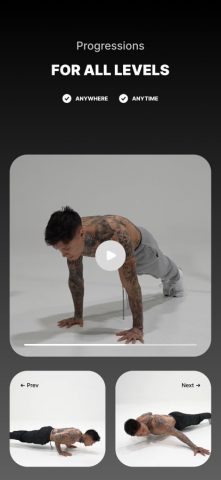 Thenx: Calisthenics Training для iOS — скриншот 5