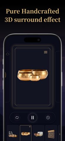 Тибетские поющие чаши, Чашами для iOS — скриншот 5