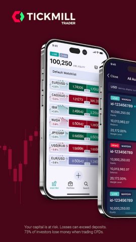 Tickmill Trader для Android — скриншот 3