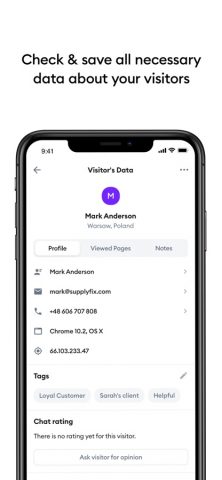 Tidio для iOS — скриншот 5