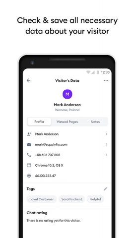 Tidio для Android — скриншот 5