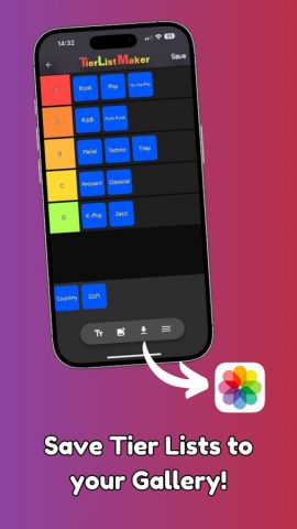 Tier List Maker для Android — скриншот 2