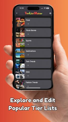 Tier List Maker для Android — скриншот 3