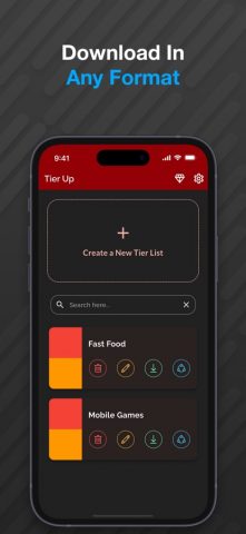 Tier List Maker: TierUp Ranker для iOS — скриншот 4