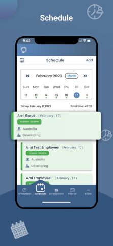 Time Clock Wizard для iOS — скриншот 2