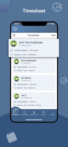 Time Clock Wizard для iOS — скриншот 3