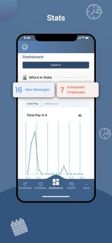 Time Clock Wizard для iOS — скриншот 4